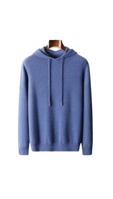 Corsica Merino Hoodie (Blue)